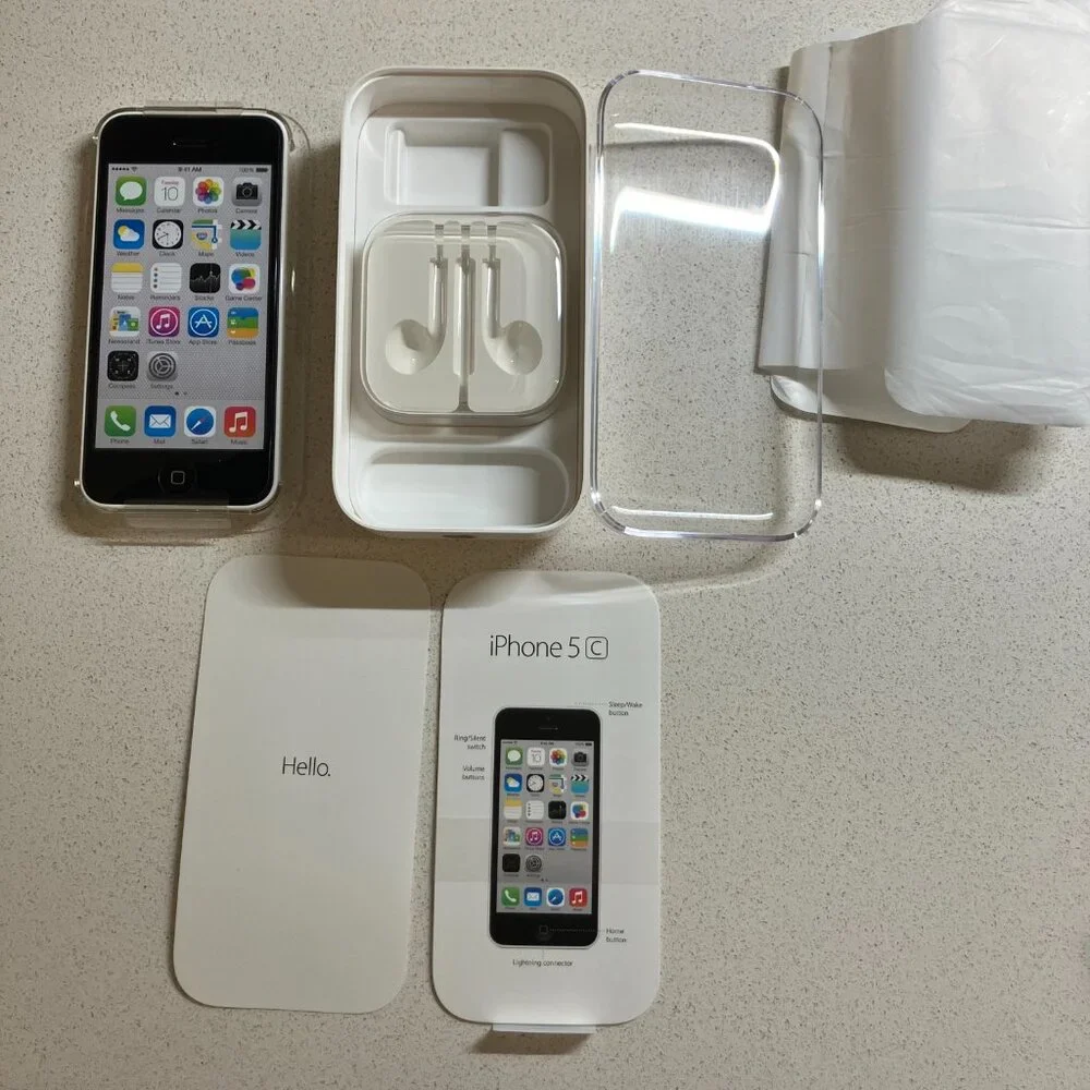 COLLECTIBLE Apple iPhone 5c - 16GB - White (T-Mobile) IOS 10.x.x